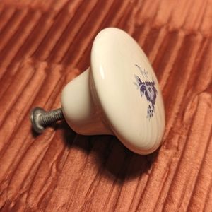 VINTAGE Amerock Allison Ceramic Drawer Pulls w/ Screws